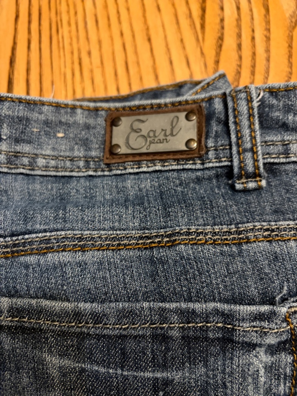 Earl Jeans Blue Denim Jeans - Picture 3 of 6